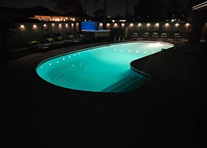 Heated Pool Fire Pit Hammock Swings Tempe